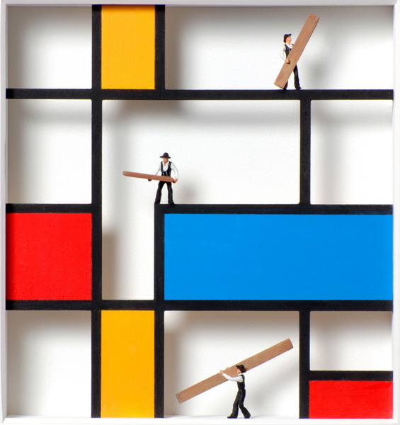 ´Wir zimmern uns einen Mondrian´ VERGRIFFEN