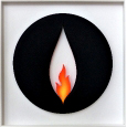 Flamme im Kreis